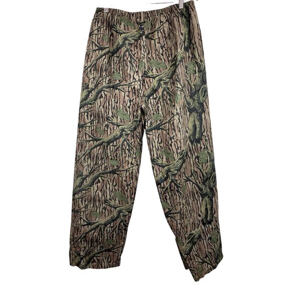 Columbia Men's XL PVC Nylon Brown Mossy Oak Waterproof Hunting Rain Pants - Picture 5 of 10